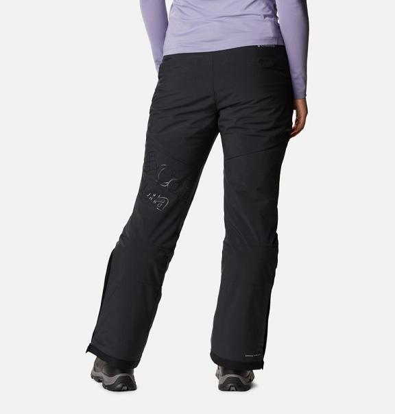 Columbia Kick Turner Ski Pants Black For Women's NZ87963 New Zealand